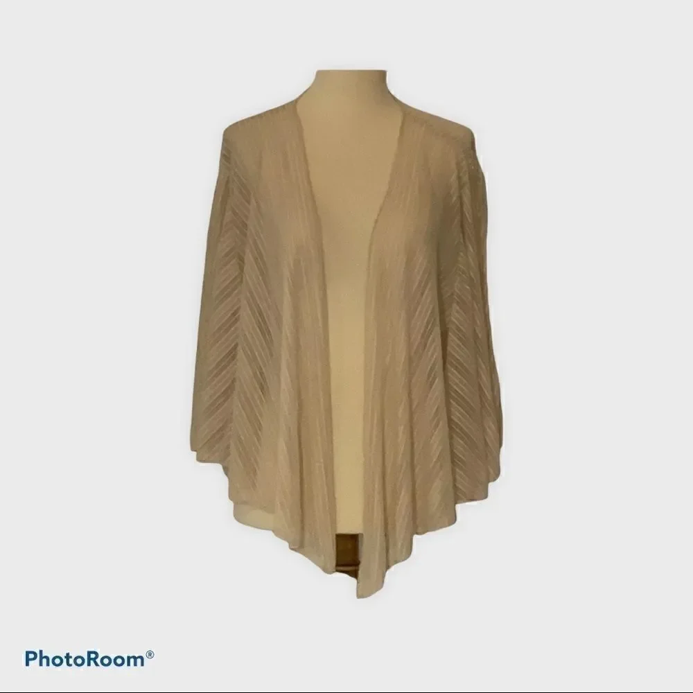 INC International Concepts cream wrap OS
